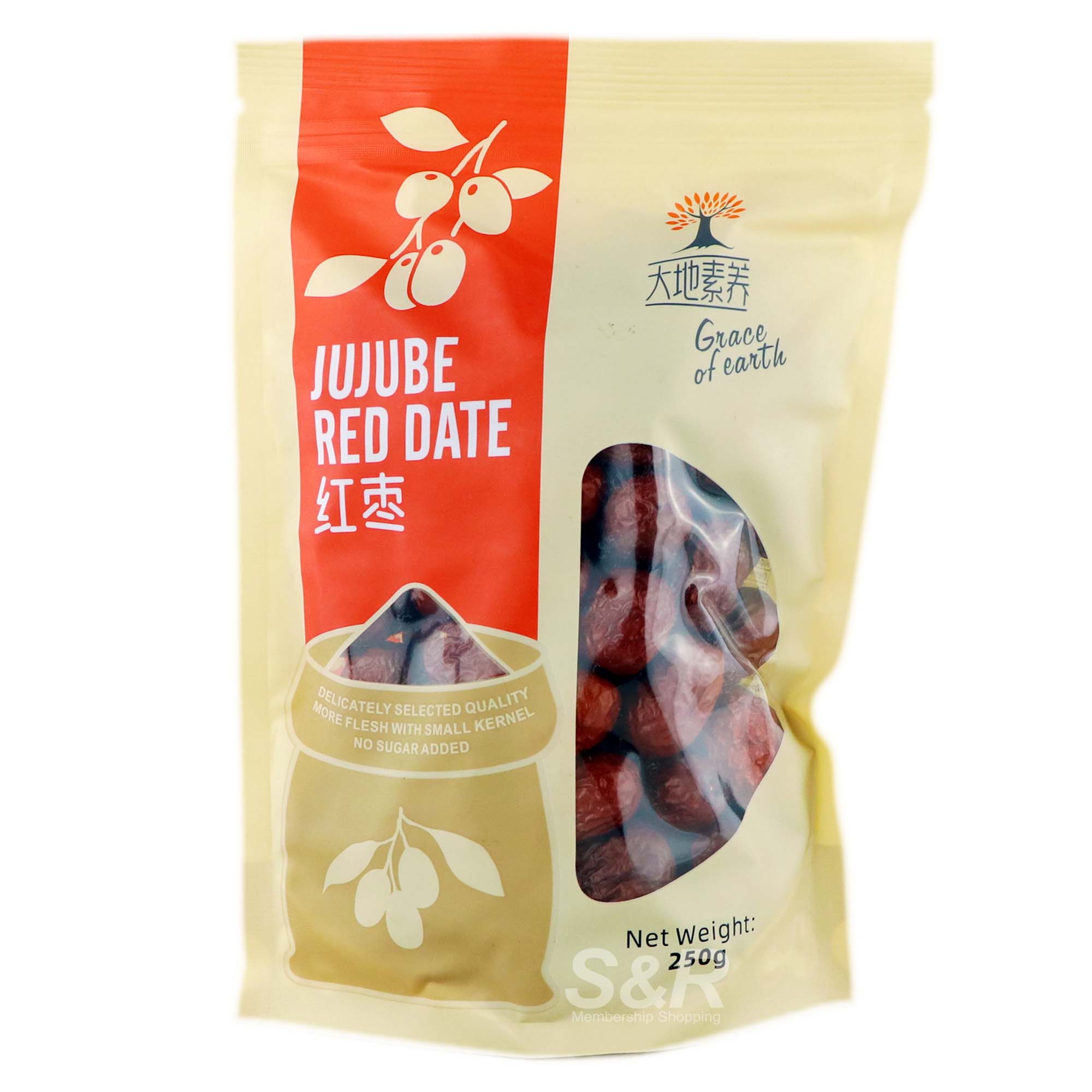 Grace of Earth Jujube Red Date 250g Grace of Earth Jujube Red Date 250g